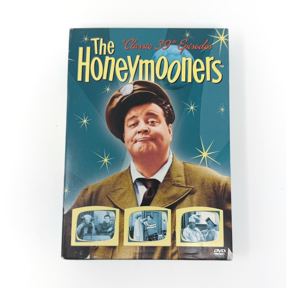 The Honeymooners Classic 39 Episodes DVD 5 Disc Set Jackie Gleason Complete